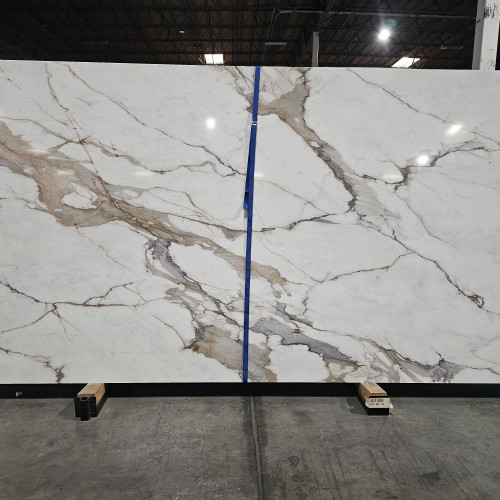 Calacatta Macchiato Quartz Slab Bookmatch- Polished 2cm