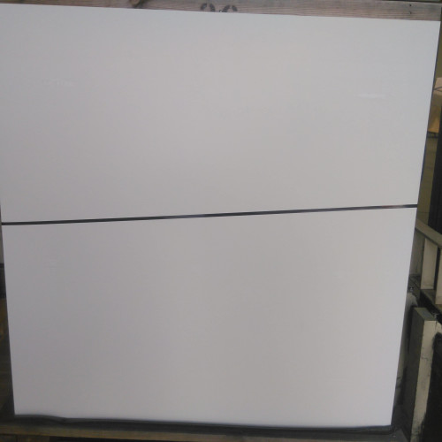 Magnifica Fusion 58 1/2" x 60" (6mm) Honed Porcelain Shower Panels in Pure White