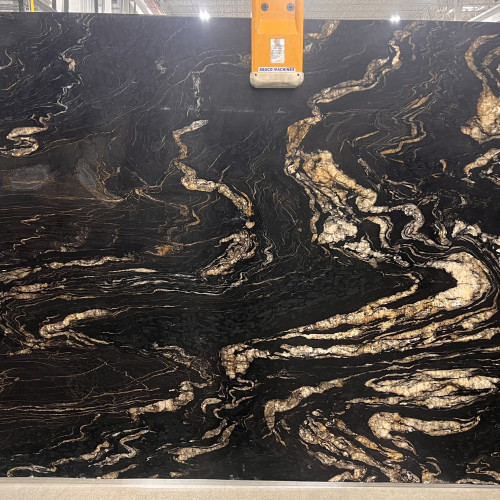 Titanium Gold 3cm Leathered Granite