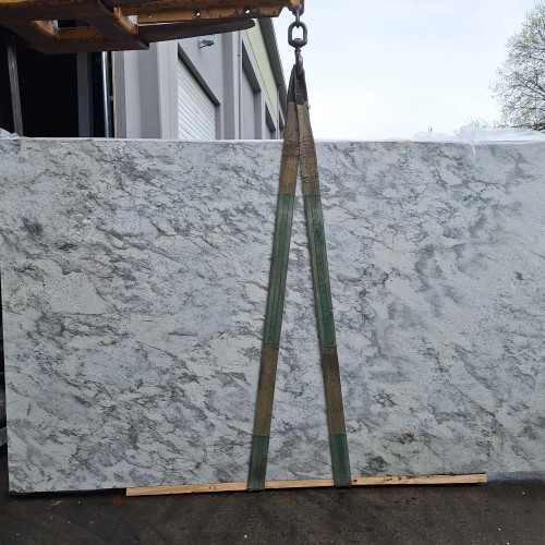Aspen White 3cm Polished & Leathered  Granite