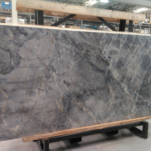 Magnifica Encore 60" x 126" - 12mm Satin Porcelain Bookmatched Porcelain Slab in Brilho Azul