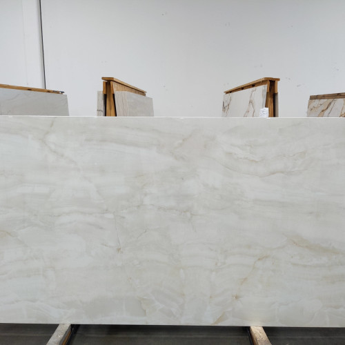 Magnifica Encore 60" x 126" - 12mm Polished Bookmatched Porcelain Slab in Crystal Onyx