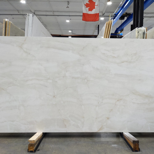 Magnifica Encore 60" x 126" - 12mm Satin Crystal Onyx Porcelain Slab Bookmatch