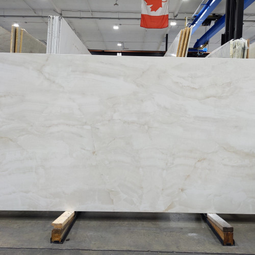 Magnifica Encore 60" x 126" - 12mm Satin Crystal Onyx Porcelain Slab Bookmatch