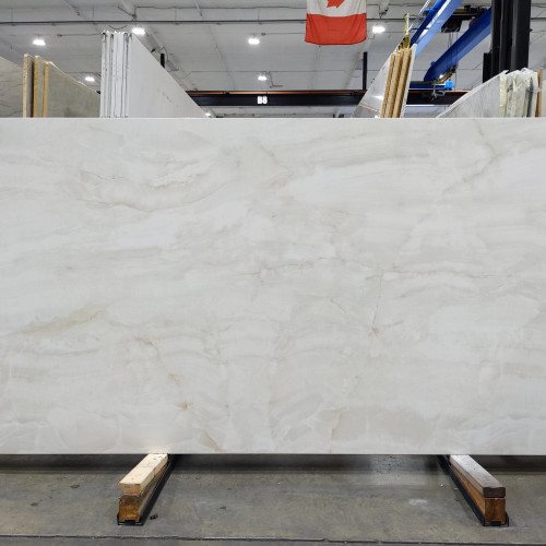 Magnifica Encore 60" x 126" - 12mm Satin Crystal Onyx Porcelain Slab Bookmatch