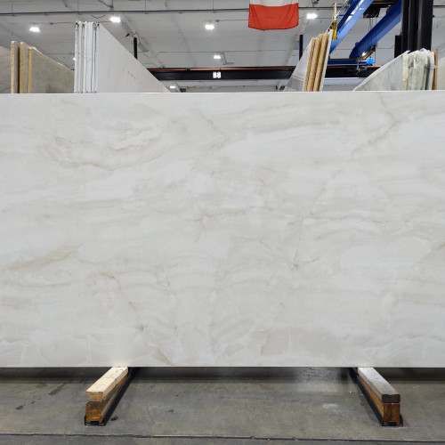 Magnifica Encore 60" x 126" - 12mm Satin Crystal Onyx Porcelain Slab Bookmatch