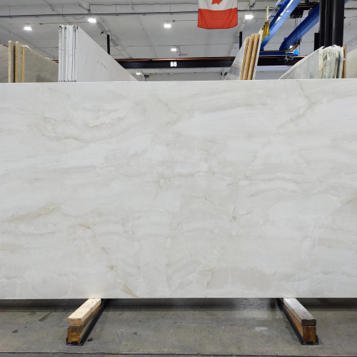 Magnifica Encore 60" x 126" - 12mm Satin Crystal Onyx Porcelain Slab Bookmatch
