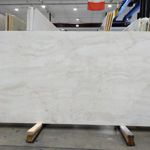Magnifica Encore 60" x 126" - 12mm Satin Crystal Onyx Porcelain Slab Bookmatch