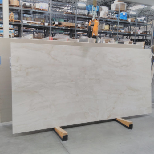 Magnifica Encore 60" x 126" - 12mm Satin Crystal Onyx Porcelain Slab Bookmatch