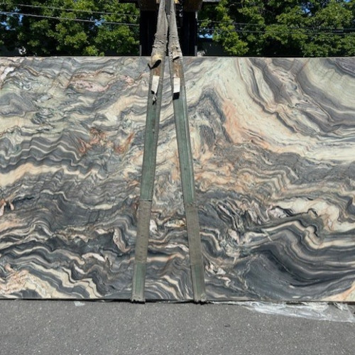 Explosion Blue 3cm Leathered Quartzite