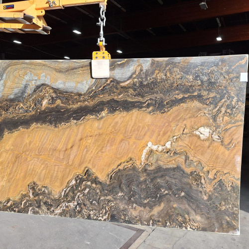 Mahogany 3cm Leathered Quartzite