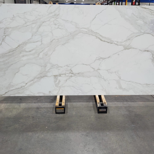 Nouvel Imperial Calacatta Bookmatched Polished Mineral Surface 2cm