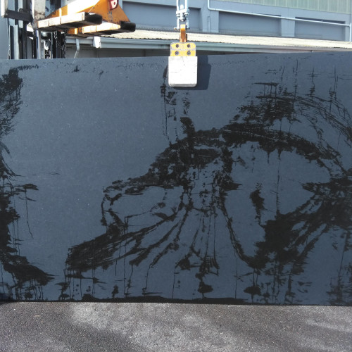 Absolute Black Polished & Honed Granite Slab - 3cm