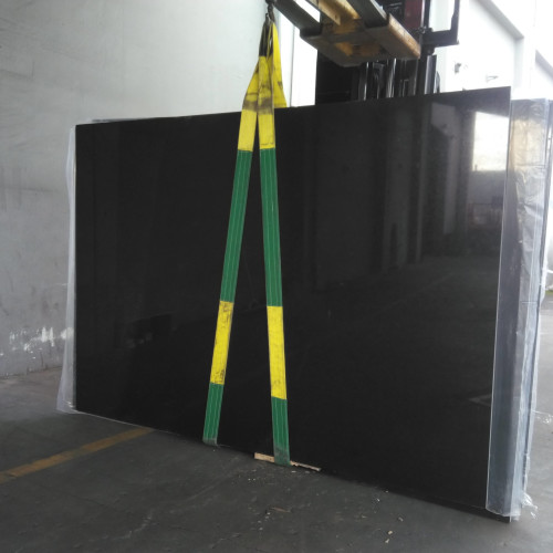 Absolute Black Polished & Leathered Granite Slab - 3cm