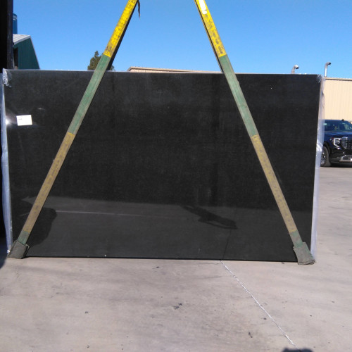 Absolute Black Polished & Leathered Granite Slab - 3cm