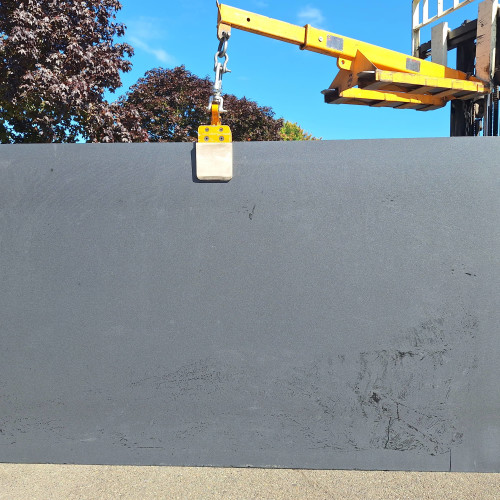 Absolute Black Polished & Leathered Granite Slab - 3cm