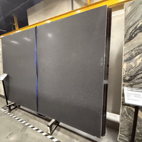 Absolute Black Polished & Leathered Granite Slab - 3cm