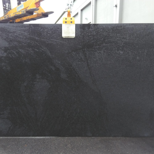 Black Pearl Polished & Leathered Granite Slab - 3cm