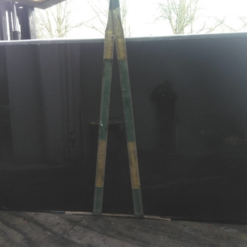 Black Pearl Polished & Leathered Granite Slab - 3cm