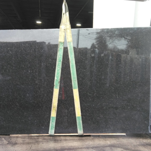 Black Pearl Polished & Leathered Granite Slab - 3cm