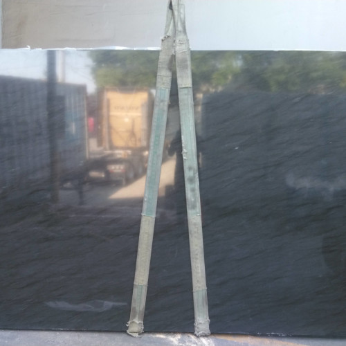 Black Vermont Leathered Granite Slab in 3cm