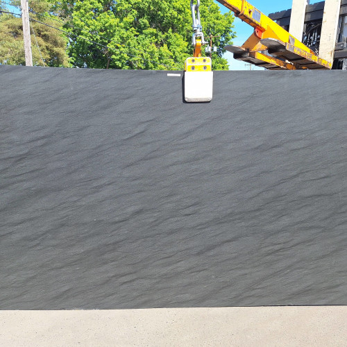 Black Vermont Leathered Granite Slab in 3cm