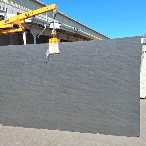 Black Vermont Leathered Granite Slab in 3cm