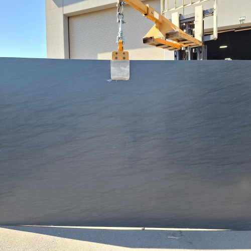 Black Vermont Leathered Granite Slab in 3cm