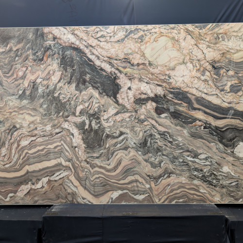 Explosion Blue Polished Quartzite in 2cm