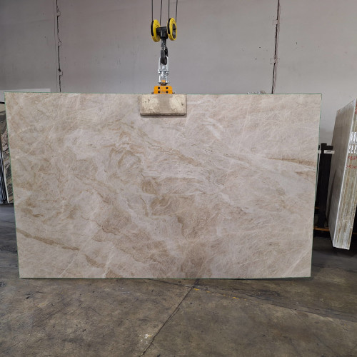 Taj Mahal Leathered Quartzite Slab in 3cm