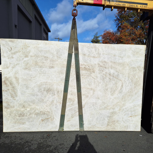 Taj Mahal Leathered Quartzite Slab in 3cm