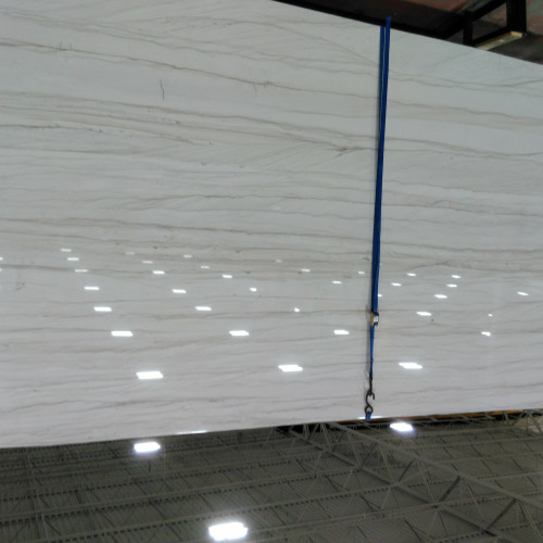 White Macaubas Polished Quartzite in 2cm