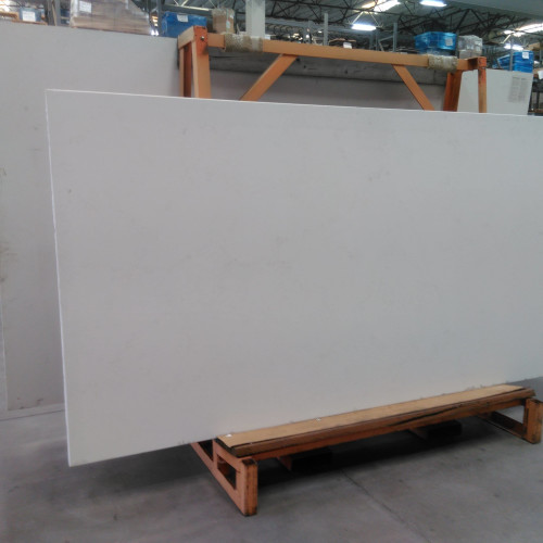 Revera 65" x 130" - 3 cm Polished Quartz in Bianco Venatino