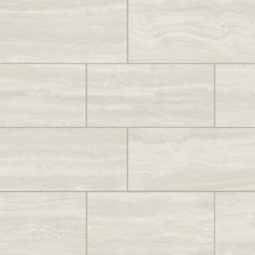 Tivoli 12" x 24" Natural Matte Porcelain Field Tile in Alba