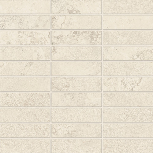Lunaris Beige 1x4 Porcelain Mesh Mosaic Matte