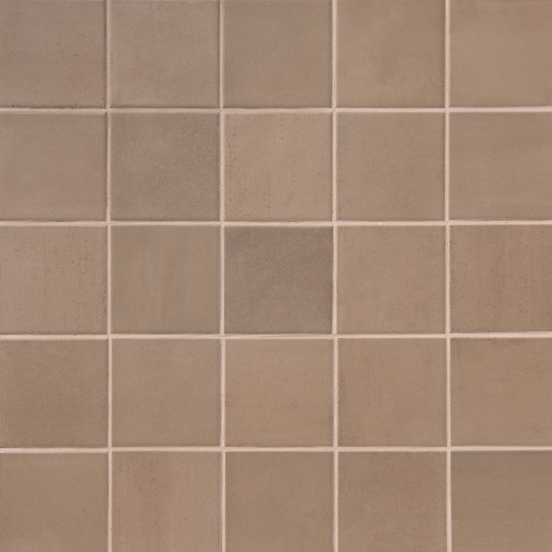 Hikari 4" x 4" Matte Porcelain Field Tile in Clay