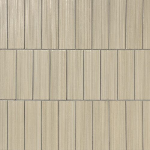 Hikari 2" x 8" Matte Porcelain Deco Pattern Field Tile in Sage