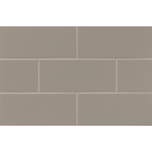Traditions 4" x 10" Matte Ceramic Tile in Taupe