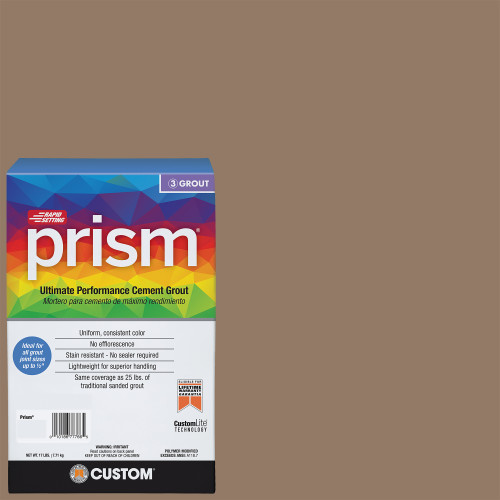 Custom Prism #105 Earth  17lb. Sanded Grout