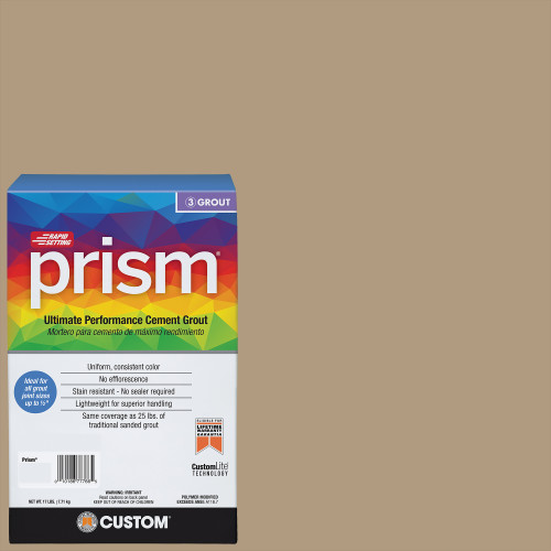 Custom Prism #186 Khaki 17lb. Sanded Grout