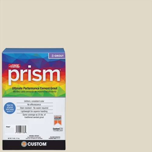 Custom Prism #333 Alabaster 17lb. Sanded Grout