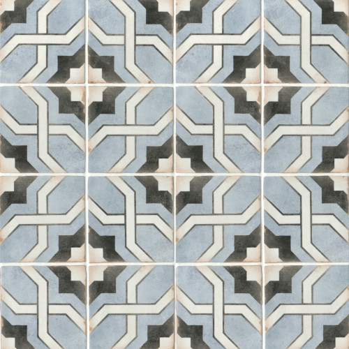 Casablanca 5" x 5" Matte Ceramic Tile in Attia