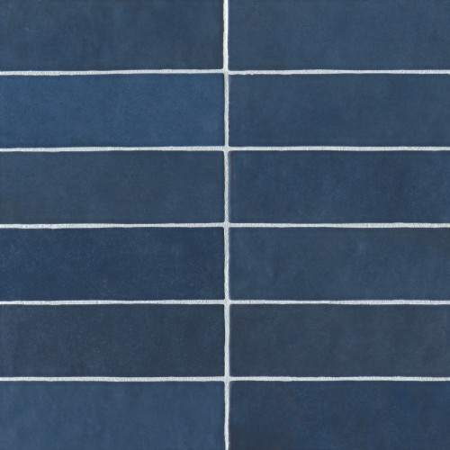 Cloé 2.5" x 8" Glossy Ceramic Tile in Blue
