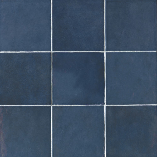 Cloé 5" x 5" Glossy Ceramic Tile in Blue