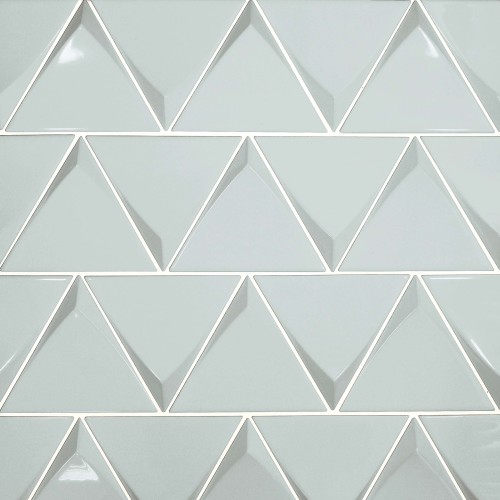 Triangolo 5" x 5" Wall Tile in Sky Blue