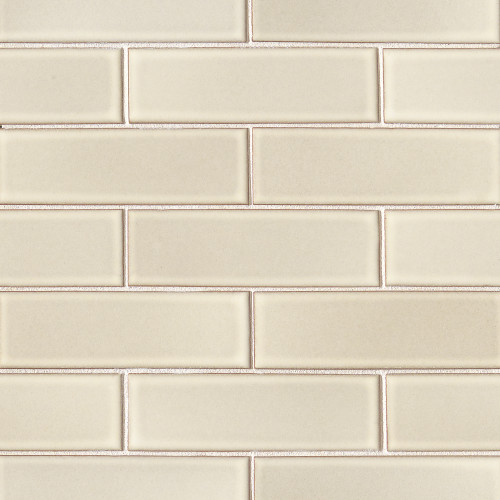 Zenia 2" x 6" Matte Porcelain Floor & Wall Mosaic in Solar