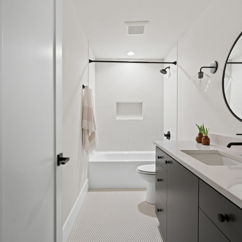 360 3/4" x 3/4" Penny Round Matte Mosaic Tile in White alt image