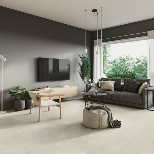 Bluerun 12" x 24" Matte Porcelain Field Tile in Antique White alt image