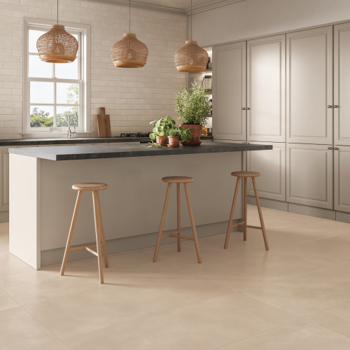 Sahara 24" x 48" Matte Porcelain Tile in White alt image