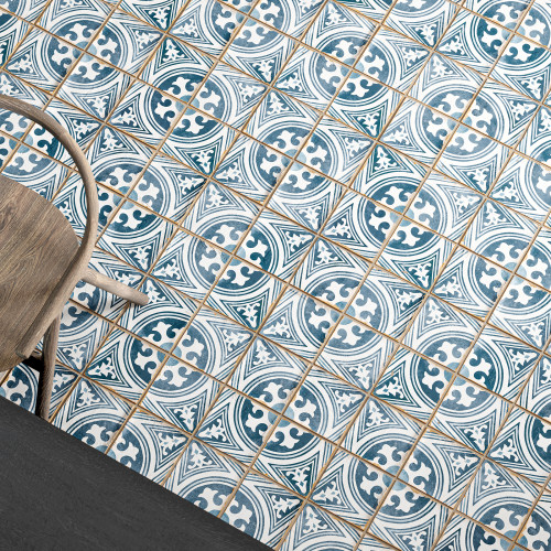 Casablanca 5" x 5" Matte Ceramic Tile in Anfa